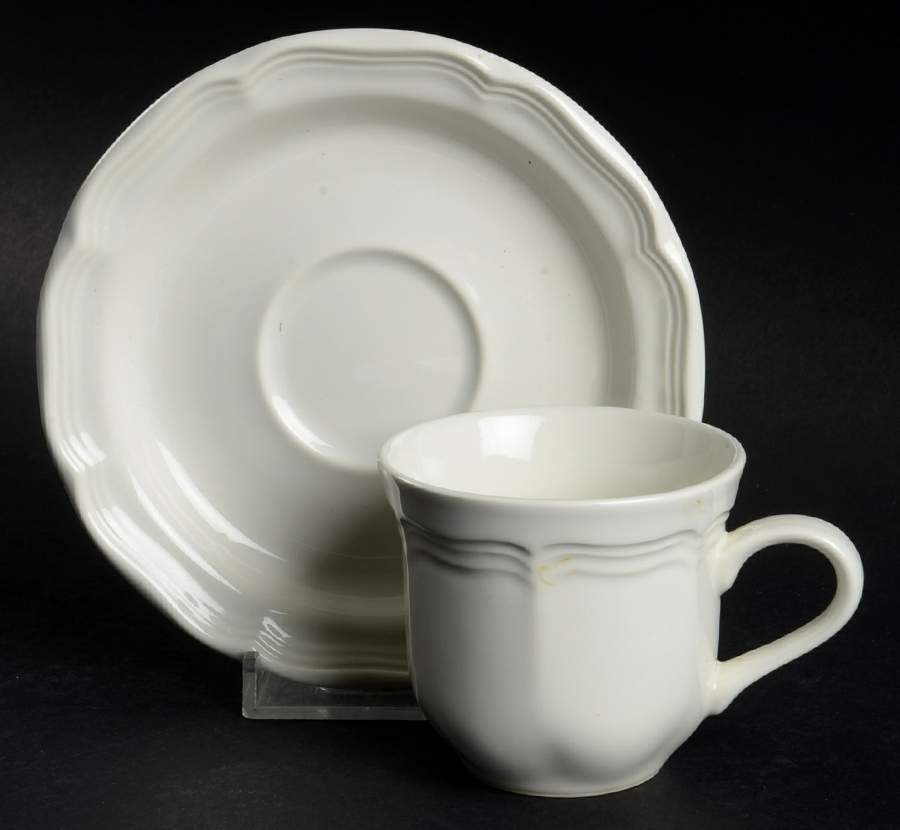 French Countryside Flat Demitasse Cup & Saucer Set by Mikasa-1