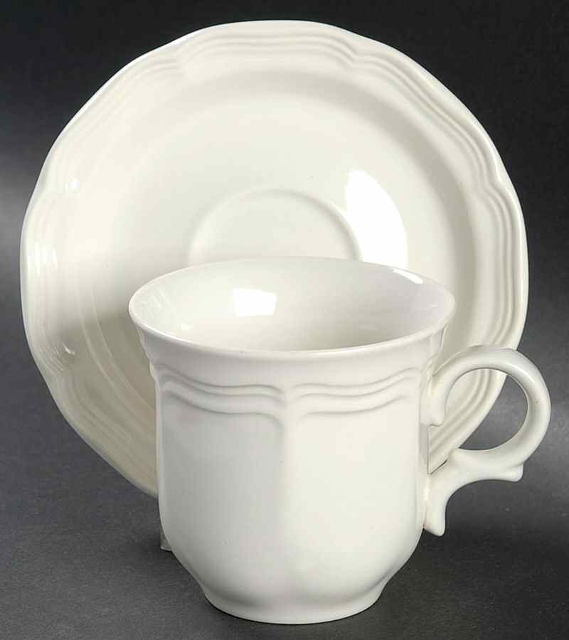 French Countryside Flat Demitasse Cup & Saucer Set by Mikasa-1