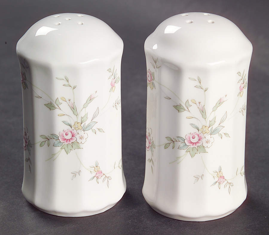 French Chintz Salt & Pepper Set by Mikasa-1