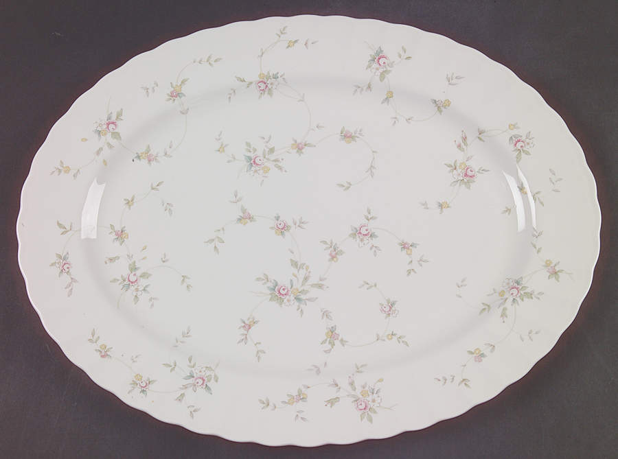 French Chintz 14" Oval Serving Platter by Mikasa-1