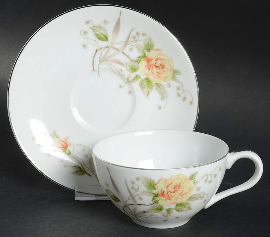Freda Flat Cup & Saucer Set by Mikasa-1