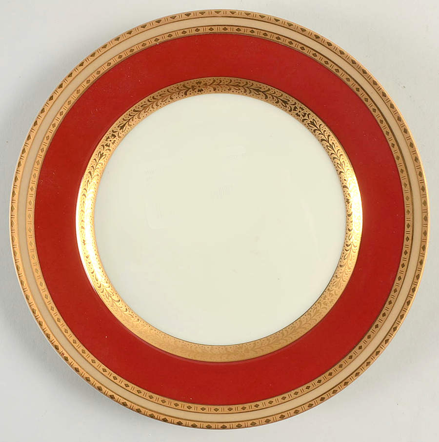 French Embassy Red (L2829) Salad Plate by Mikasa-1
