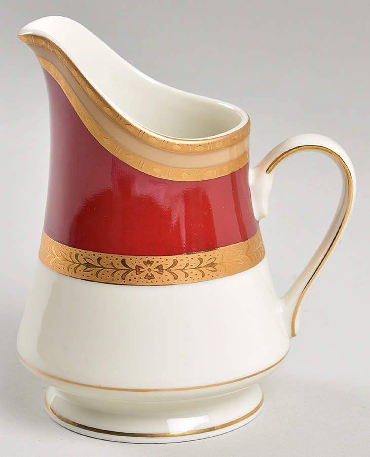 French Embassy Red (L2829) Creamer by Mikasa-1