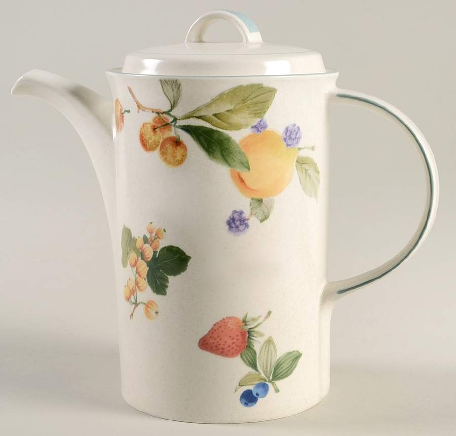 Fresh Fruit Coffee Pot & Lid by Mikasa-1