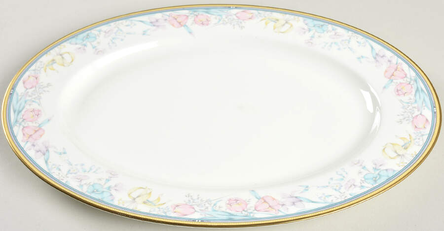 Friendship Garden 12" Oval Serving Platter by Mikasa-1