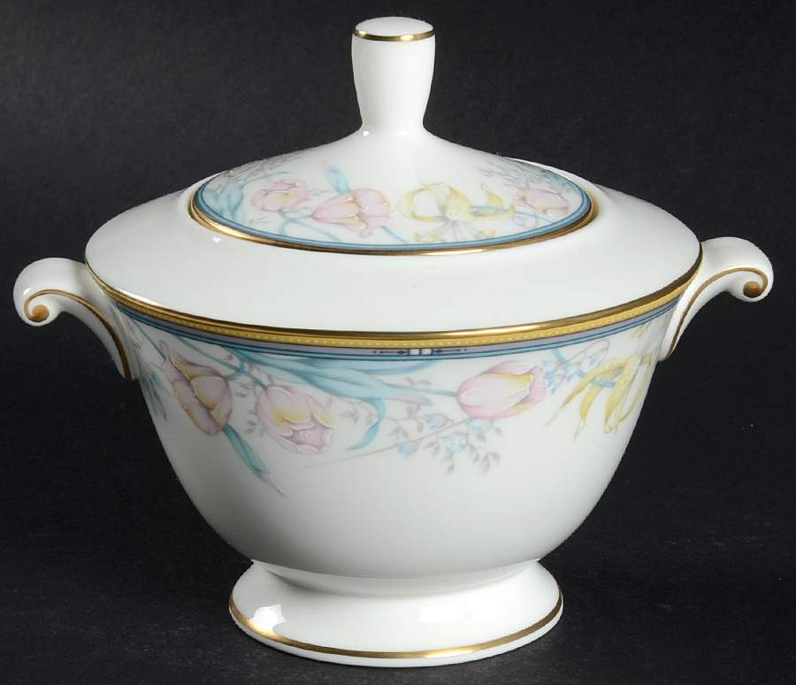 Friendship Garden Sugar Bowl & Lid by Mikasa-1