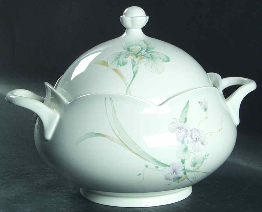 French Iris Tureen &  Lid by Mikasa-1