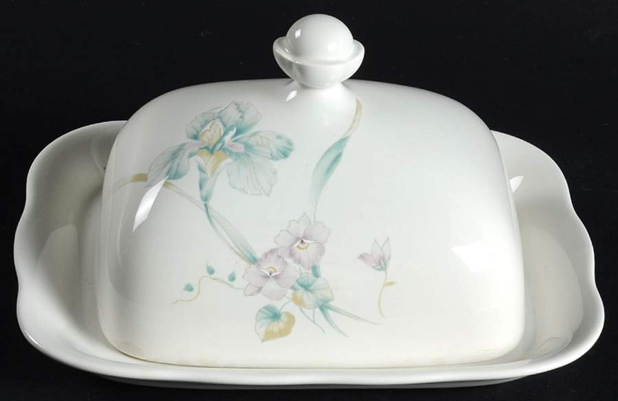 French Iris Square Covered Butter by Mikasa-1