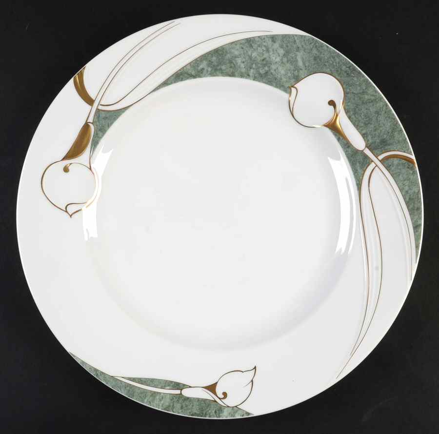 French Lily Jade 12" Chop Plate (Round Platter) by Mikasa-1