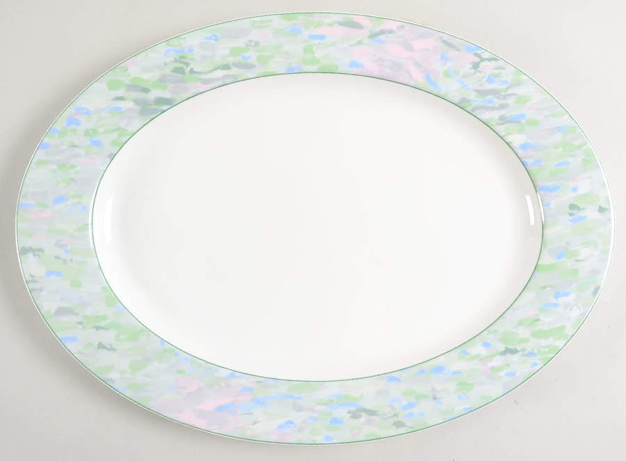 French Meadows 15" Oval Serving Platter by Mikasa-1