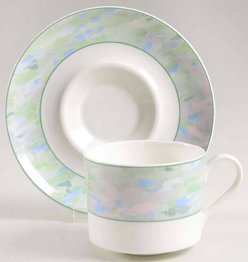 French Meadows Flat Cup & Saucer Set by Mikasa-1