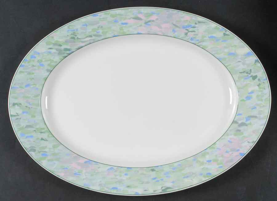 French Meadows 17" Oval Serving Platter by Mikasa-1