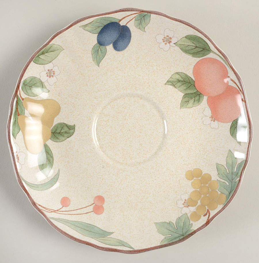 Fruit Panorama Saucer by Mikasa-1