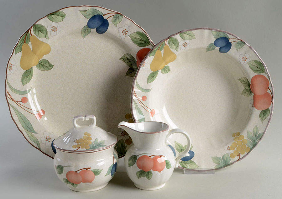 Fruit Panorama 5 Piece Hostess Set by Mikasa-1