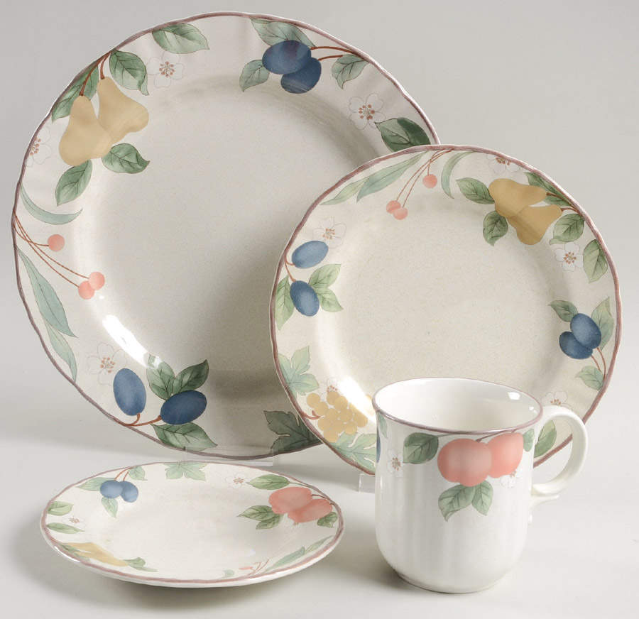 Fruit Panorama 4 Piece Place Setting by Mikasa-1