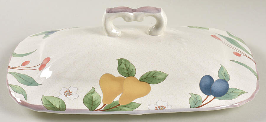 Fruit Panorama Lid for Rectangular Tureen by Mikasa-1