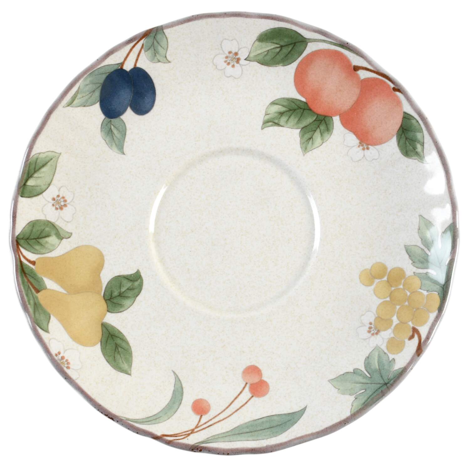 Fruit Panorama Underplate for Round Gravy Boat by Mikasa-1
