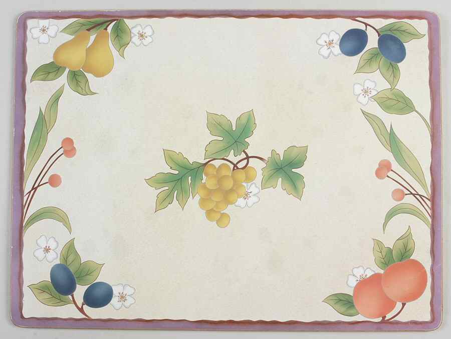 Fruit Panorama Corkboard Placemat by Mikasa-1
