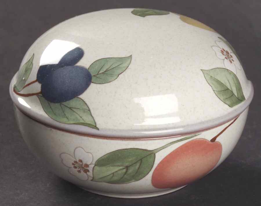 Fruit Panorama 3" Round Box & Lid by Mikasa-1