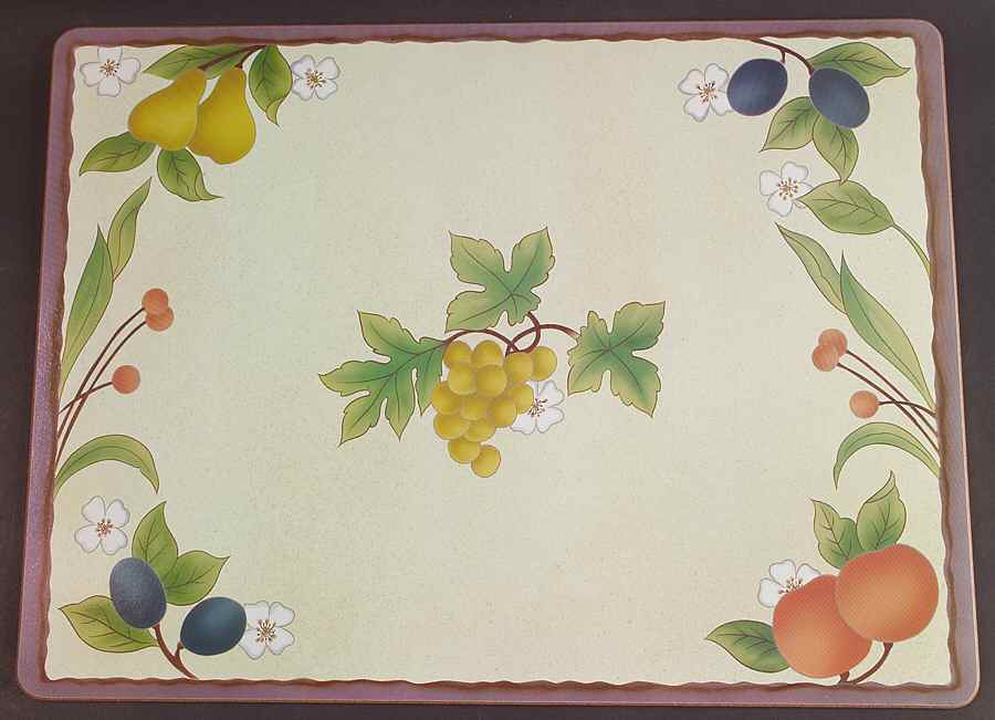 Fruit Panorama (Set of 2) Corkboard Placemat by Mikasa-1