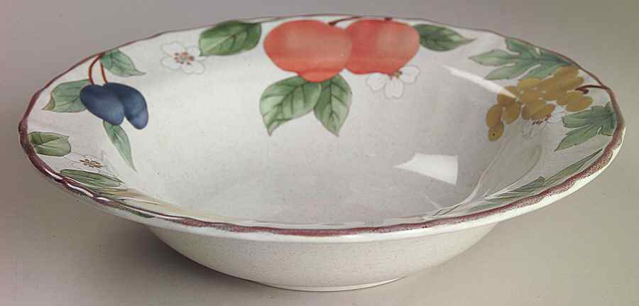 Fruit Panorama Rim Soup Bowl by Mikasa-1
