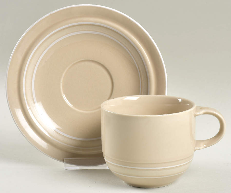 Free Spirit Flat Cup & Saucer Set by Mikasa-1