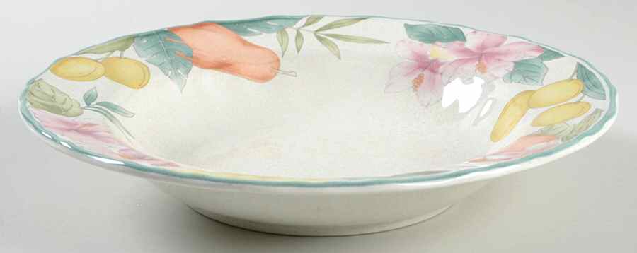 Fruitage Large Rim Soup Bowl by Mikasa-1