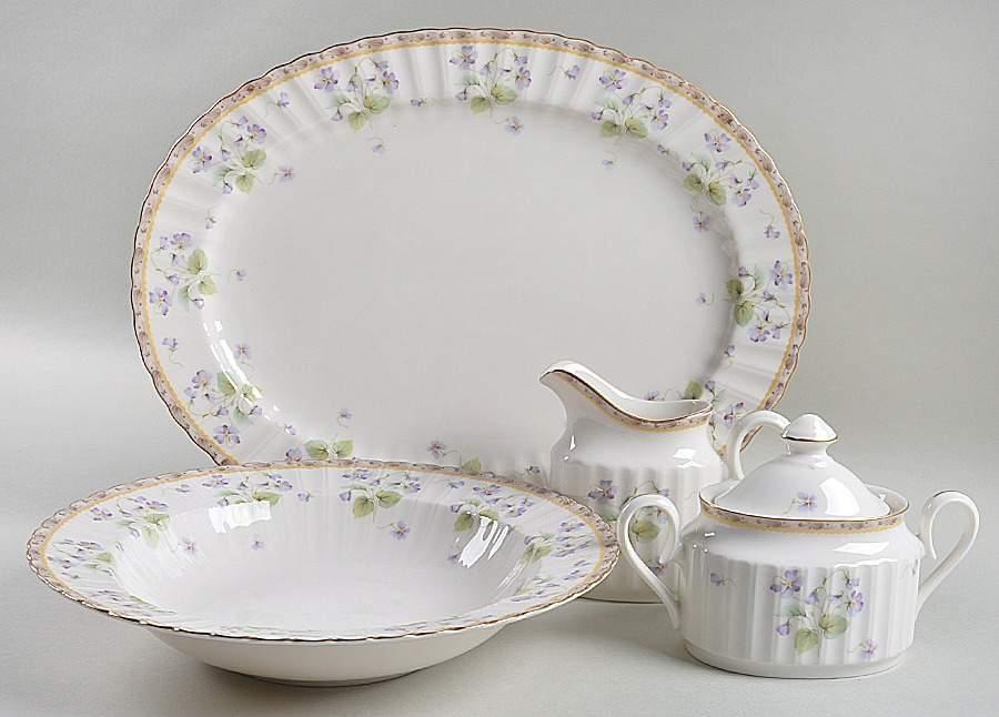 French Violets 5 Piece Hostess Set by Mikasa-1