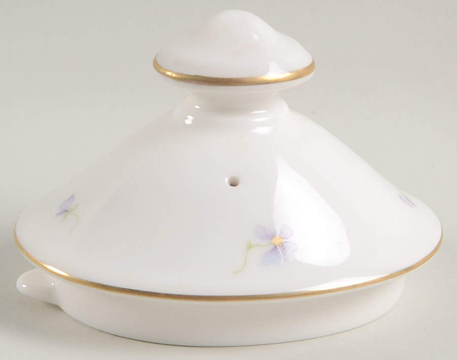 French Violets Lid for Teapot by Mikasa-1