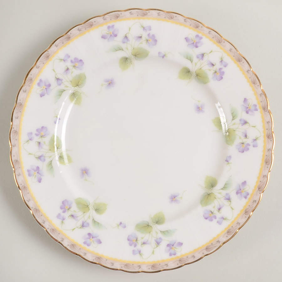 French Violets Bread & Butter Plate by Mikasa-1