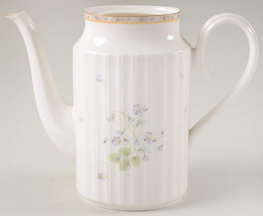 French Violets Coffee Pot No Lid by Mikasa-1