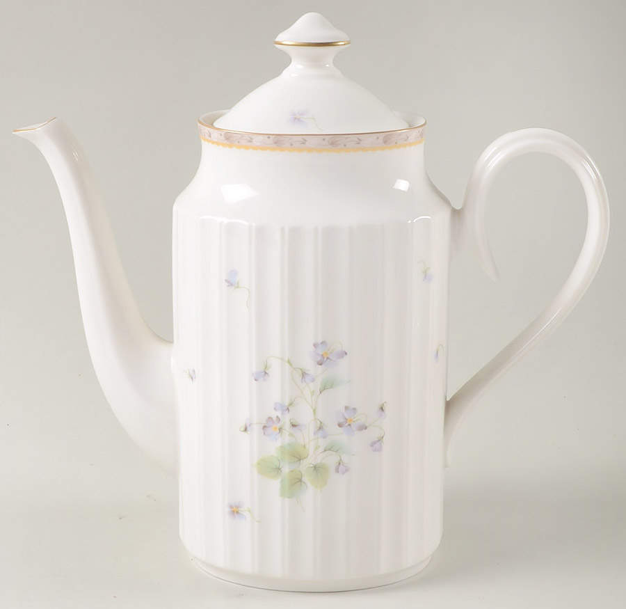 French Violets Coffee Pot & Lid by Mikasa-1