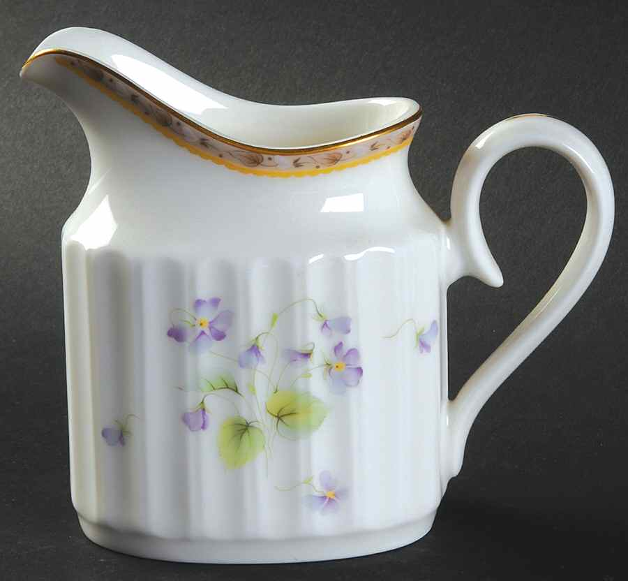 French Violets Creamer by Mikasa-1