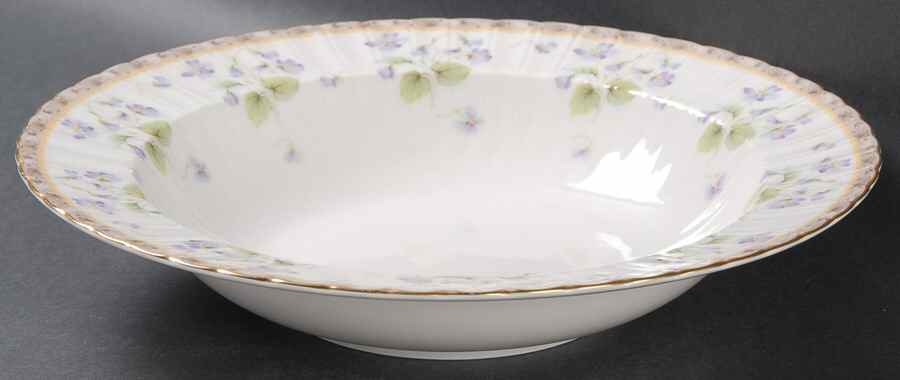 French Violets 10" Round Vegetable Bowl by Mikasa-1