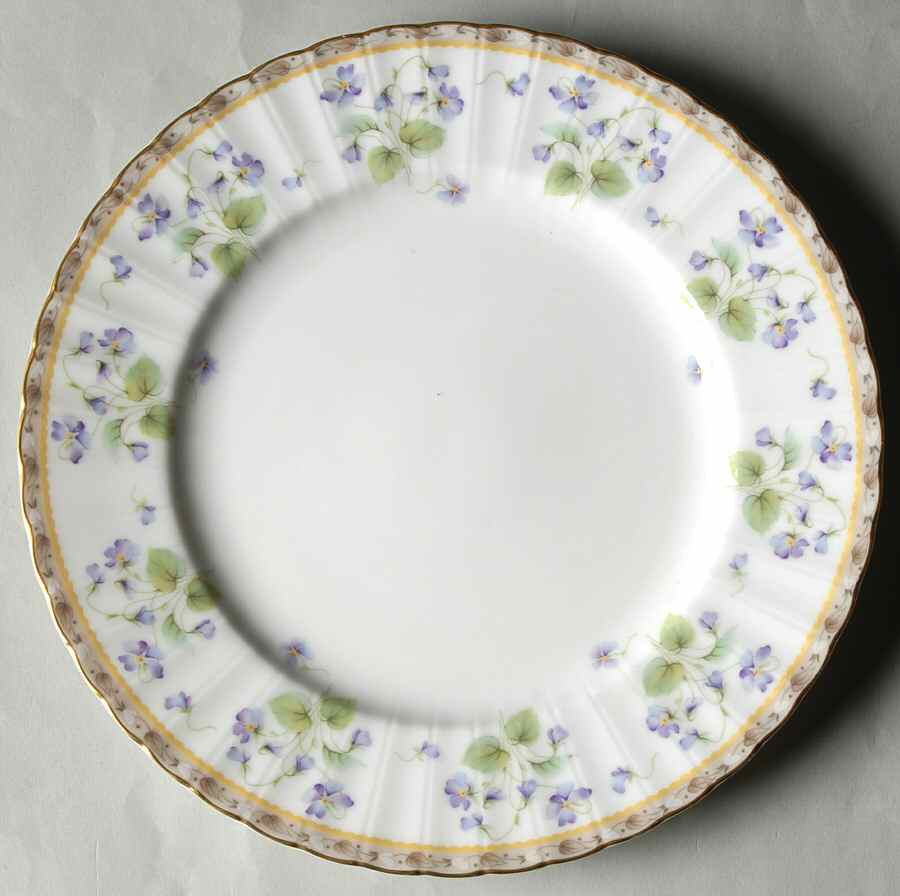 French Violets Salad Plate by Mikasa-1