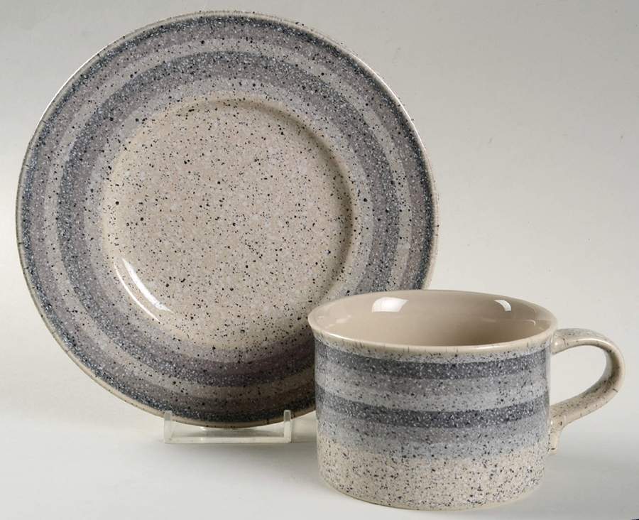 Fusion Flat Cup & Saucer Set by Mikasa-1