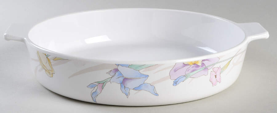 Gabriele 2 Qt Round Covered Casserole No Lid by Mikasa-1