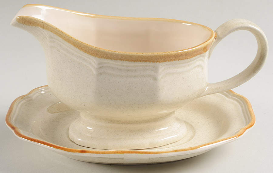 Garden Club Gravy Boat & Underplate by Mikasa-1