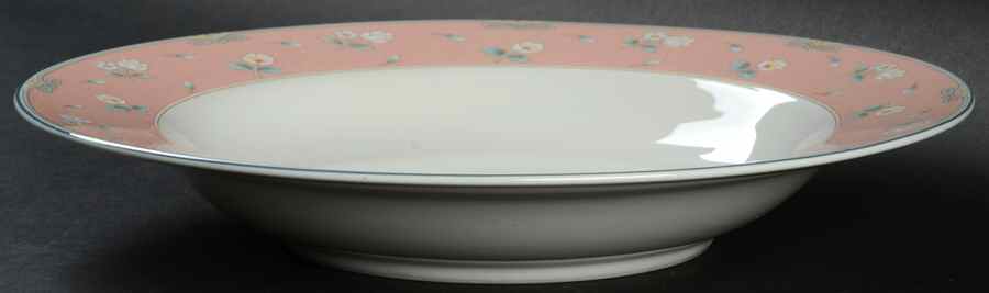 Garden Chintz Pink Rim Soup Bowl by Mikasa-1