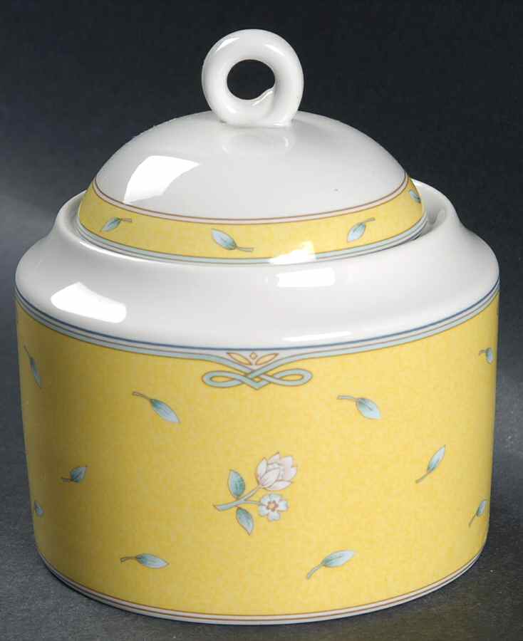 Garden Chintz Saffron Sugar Bowl & Lid by Mikasa-1
