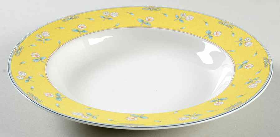 Garden Chintz Saffron Rim Soup Bowl by Mikasa-1