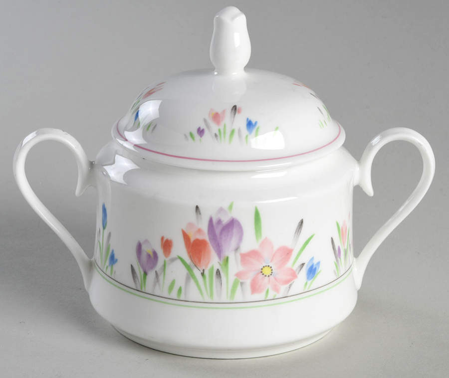 Garden Delight Sugar Bowl & Lid by Mikasa-1
