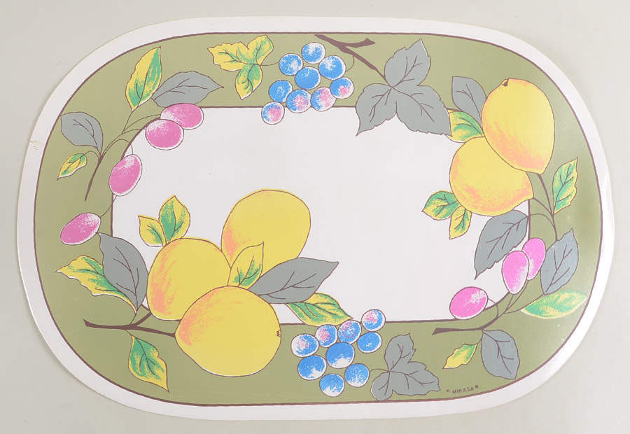 Garden Harvest Vinyl Placemat by Mikasa-1
