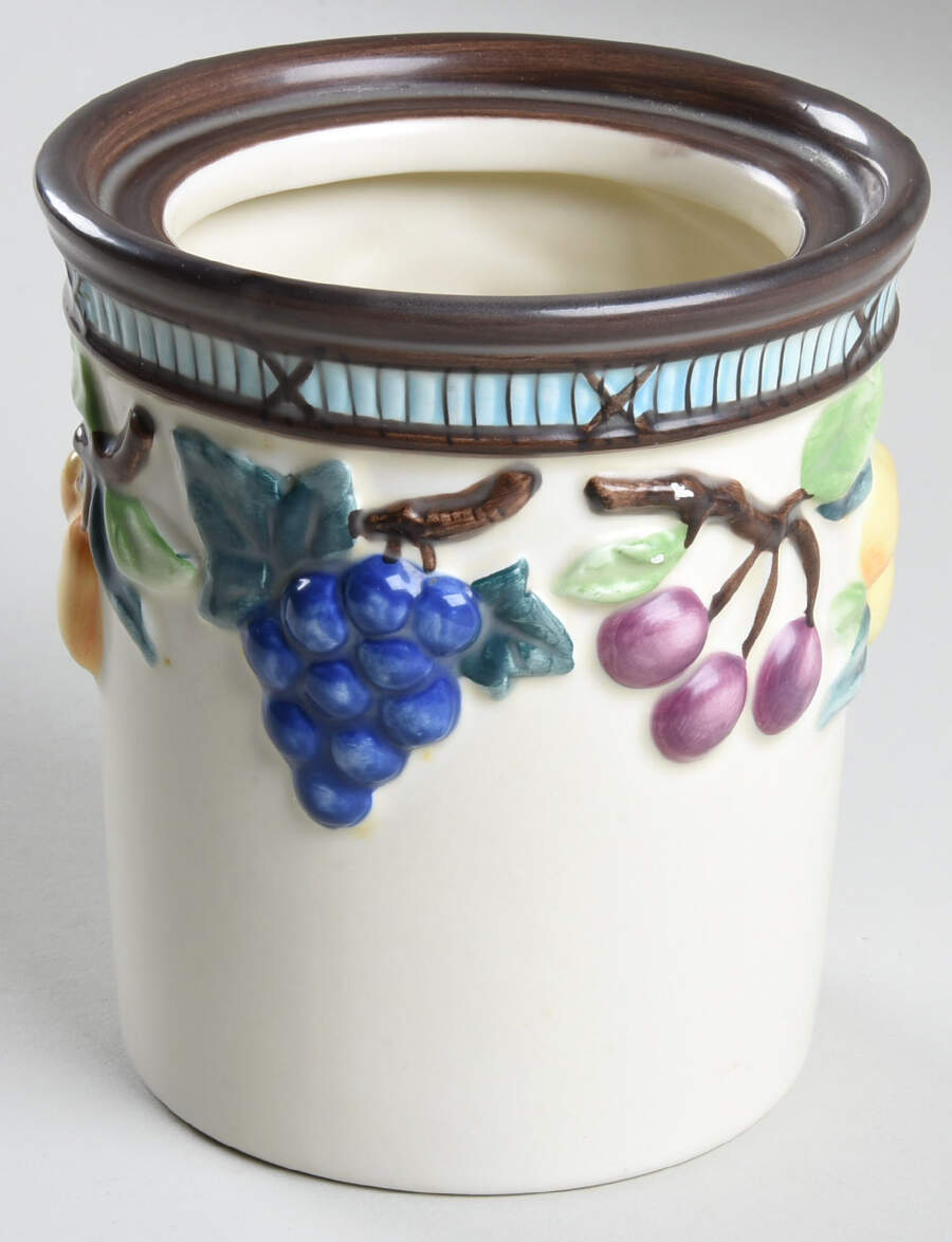 Garden Harvest Small Sculpted Canister No Lid & Seal by Mikasa-1