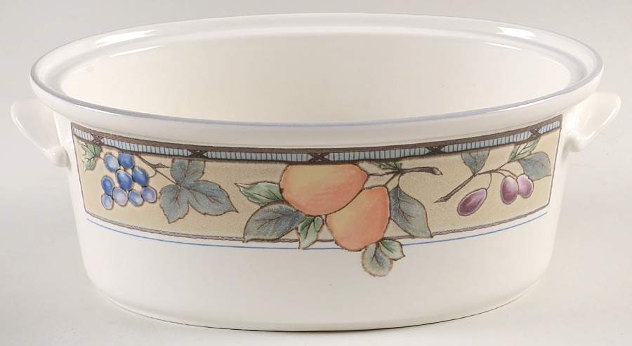 Garden Harvest 1.5 Quart Oval Covered Casserole No Lid by Mikasa-1