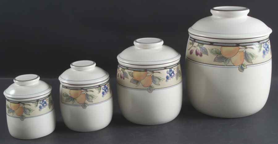 Garden Harvest (4 Piece) Canister Set (Box Set) by Mikasa-1