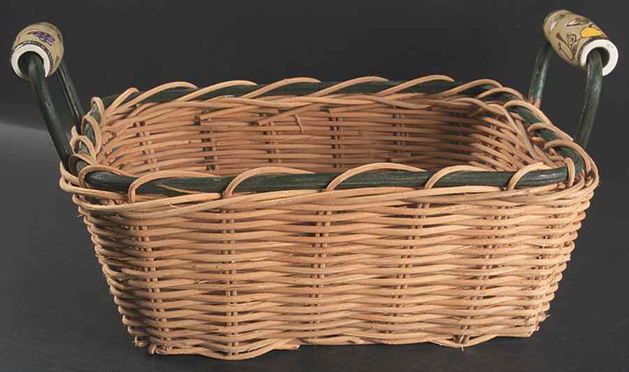 Garden Harvest Wine/Cheese Wicker Basket by Mikasa-1