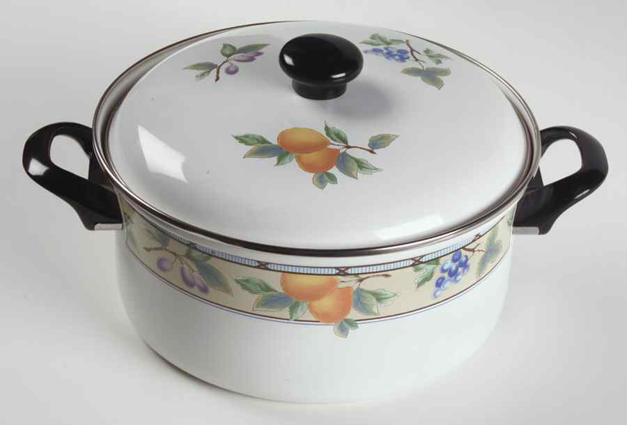 Garden Harvest 4 Quart Metal Covered Casserole by Mikasa-1