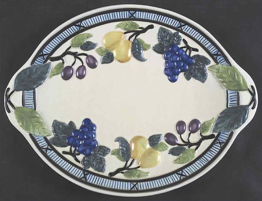 Garden Harvest 14" Sculpted Platter by Mikasa-1