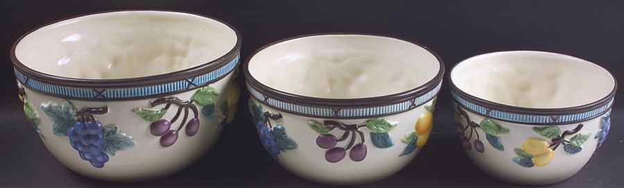Garden Harvest (3 Piece) Mixing Bowl Set by Mikasa-1